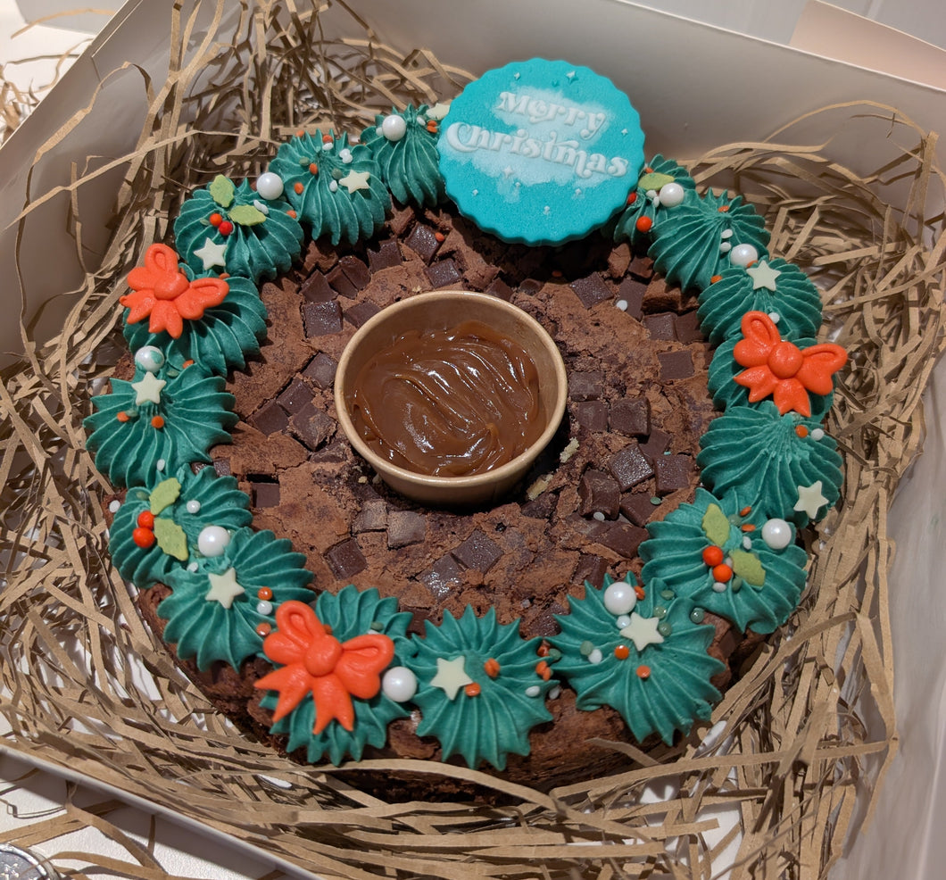 Wreath Brownie, Blondie or Cookie