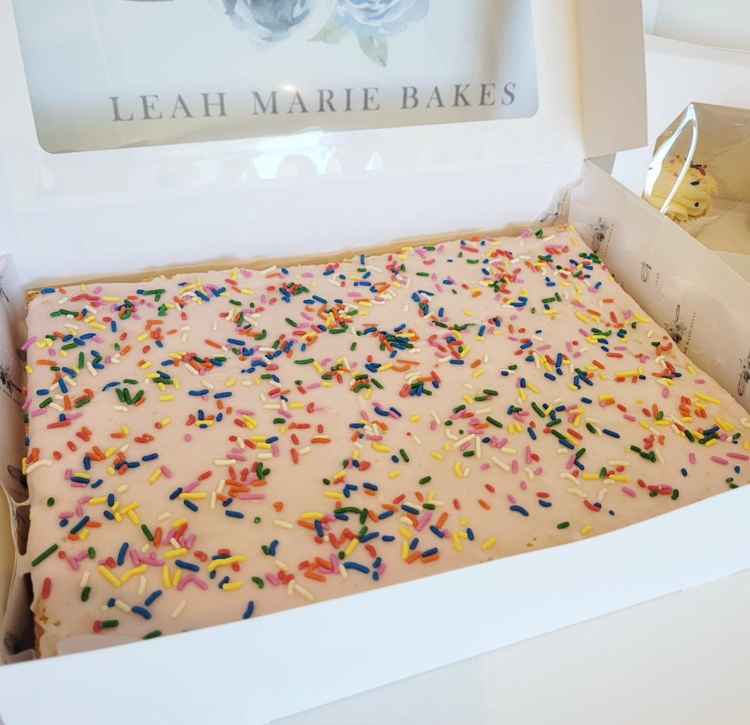 Sharing Sprinkle Cake